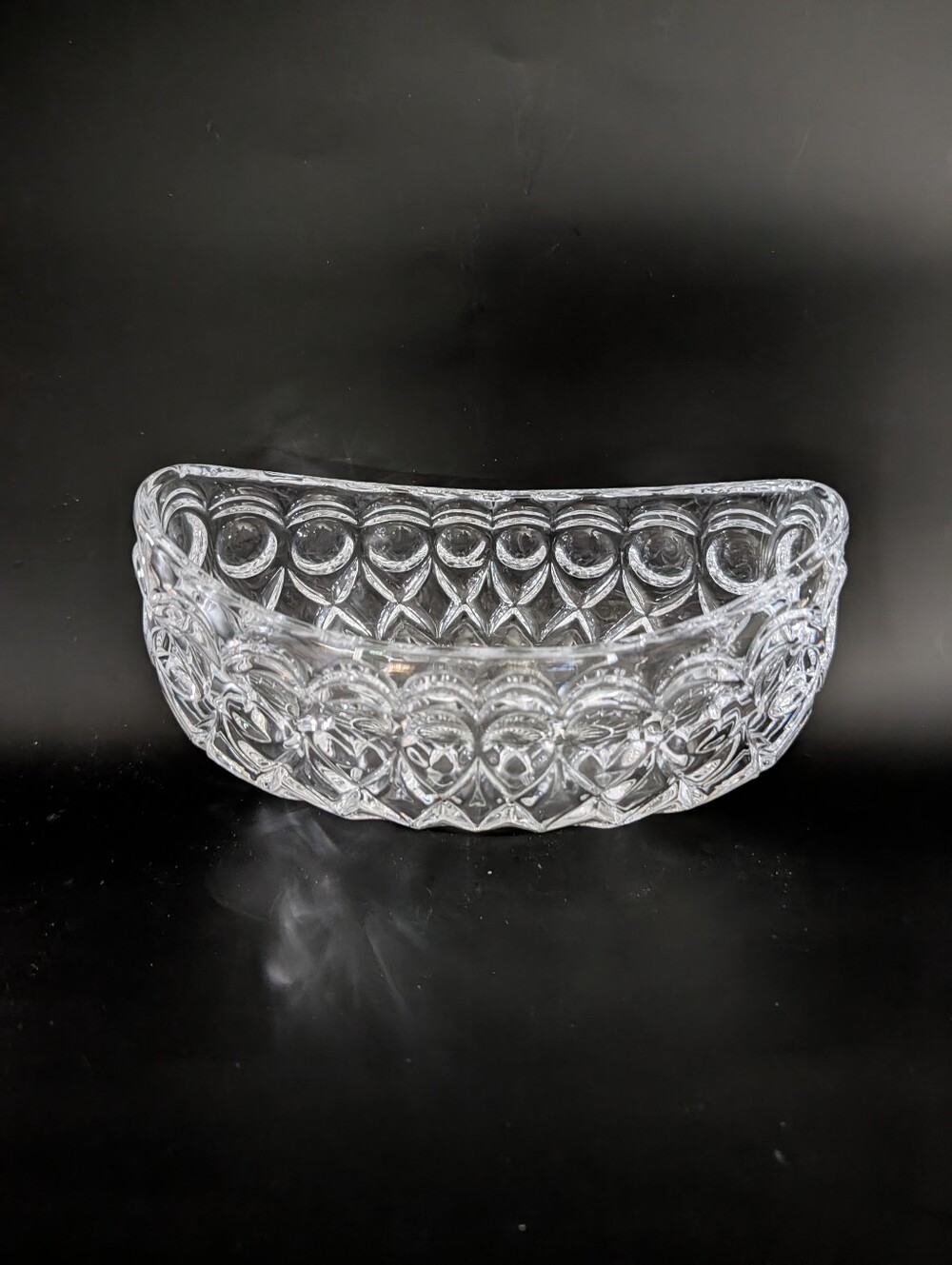 Cut Crystal Decorative Bowl - Clear